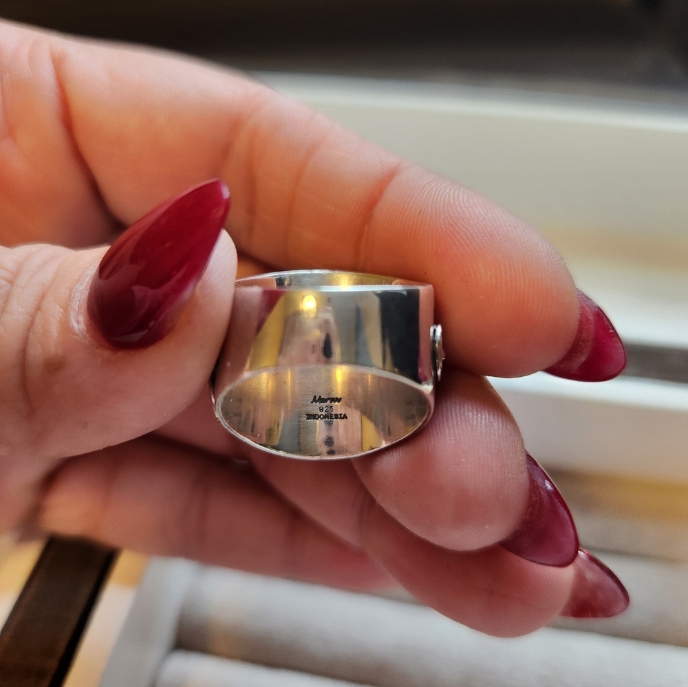 Solid silver ring - Picture 11 of 12